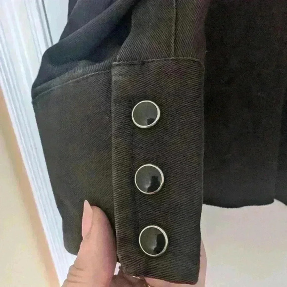 Vintage wrangler size large  pearl snap shirt dark brown - Picture 6 of 8